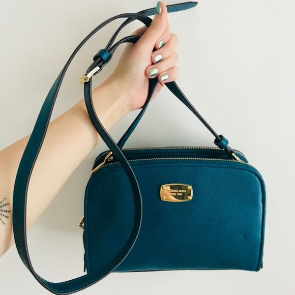 Michael kors teal crossbody Clearance